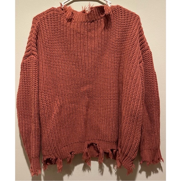 Staccato Women’s Distressed Hem Knitted Sweater Size Large - Picture 6 of 7